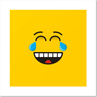 Face With Tears of Joy Posters and Art